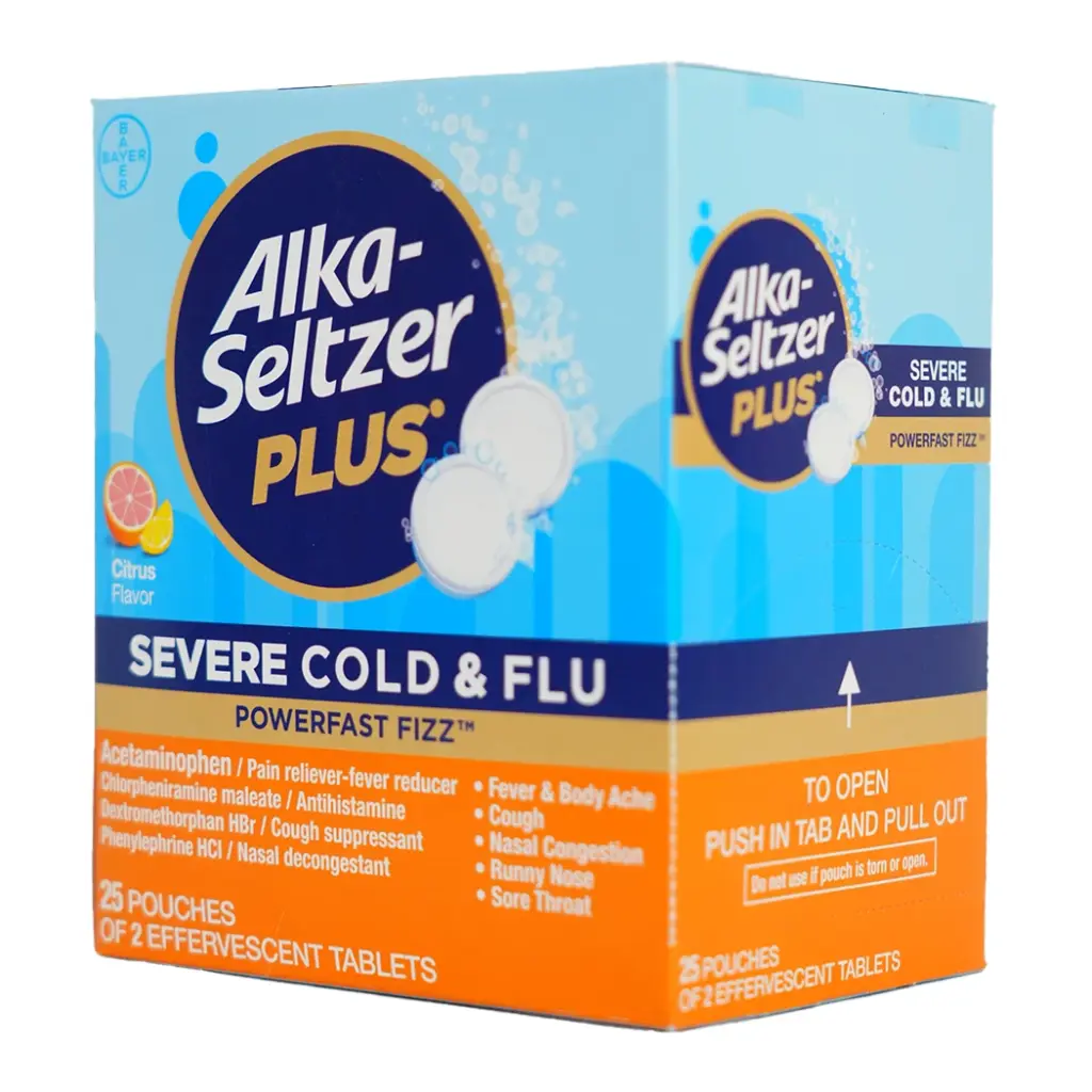 ALKA-SELTZER PLUS DISPENSER 25 X 2'S