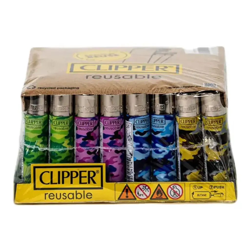 CLIPPER LIGHTERS 48CT CAMOUFLAGE (42660)