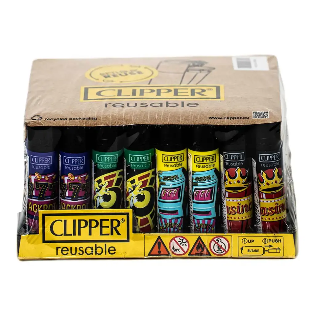 CLIPPER LIGHTERS 48CT CASINO NIGHT (43865)