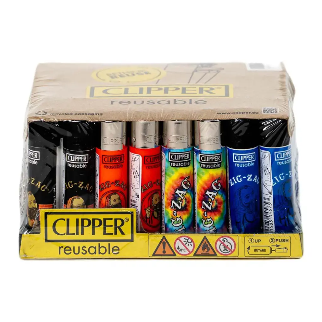 CLIPPER LIGHTERS 48CT ZIG ZAG 2 (42646)