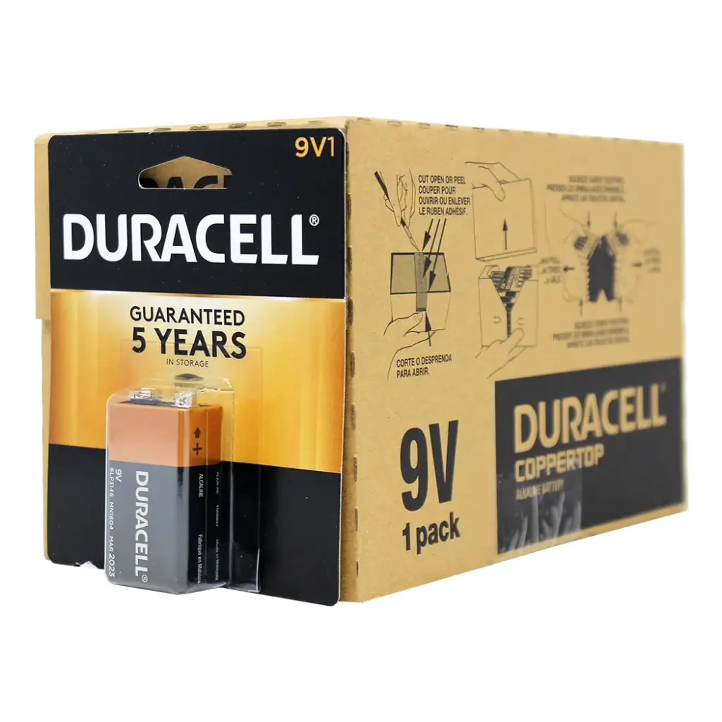 DURACELL 9V 12CT COPPER TOP