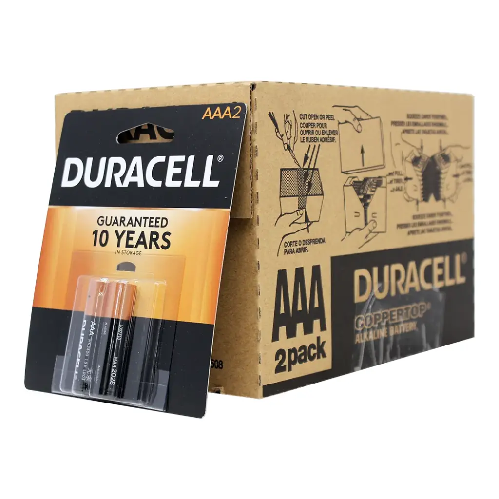 DURACELL AAA 2PK 18 CT COPPER TOP