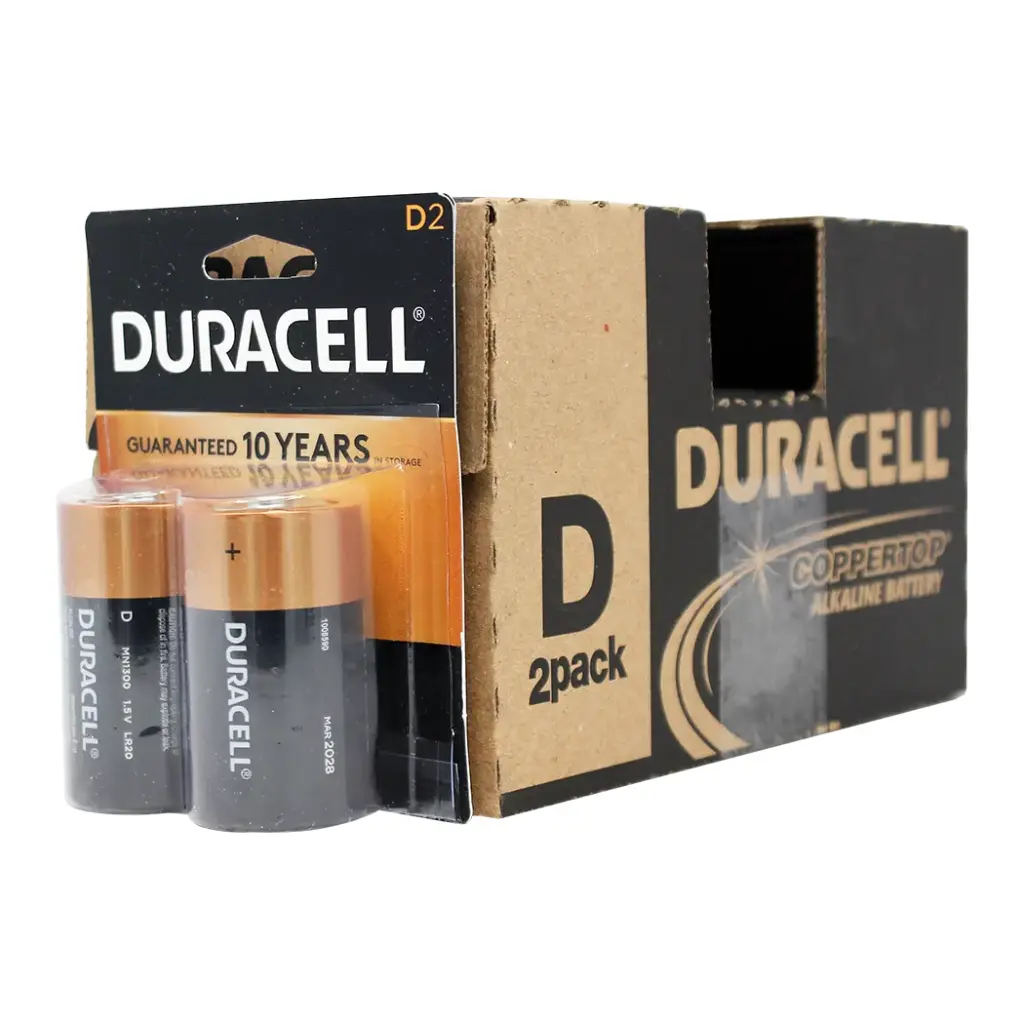 DURACELL D 2PK - 6 CT COPPER TOP