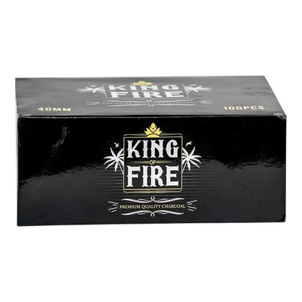 KING OF FIRE HOOKHA CHARCOAL 40MM