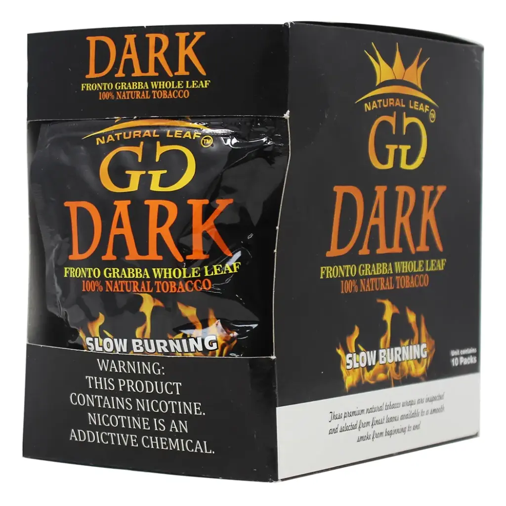 GG DARK GRABBA WHOLE LEAF 10 PACKS