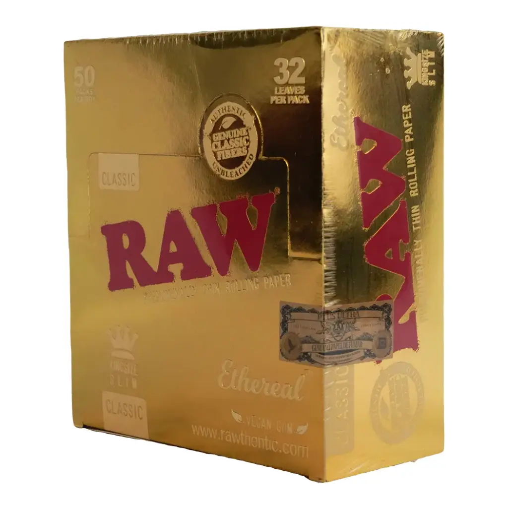 RAW ETHEREAL KING SIZE SLIM 50 PER BOX