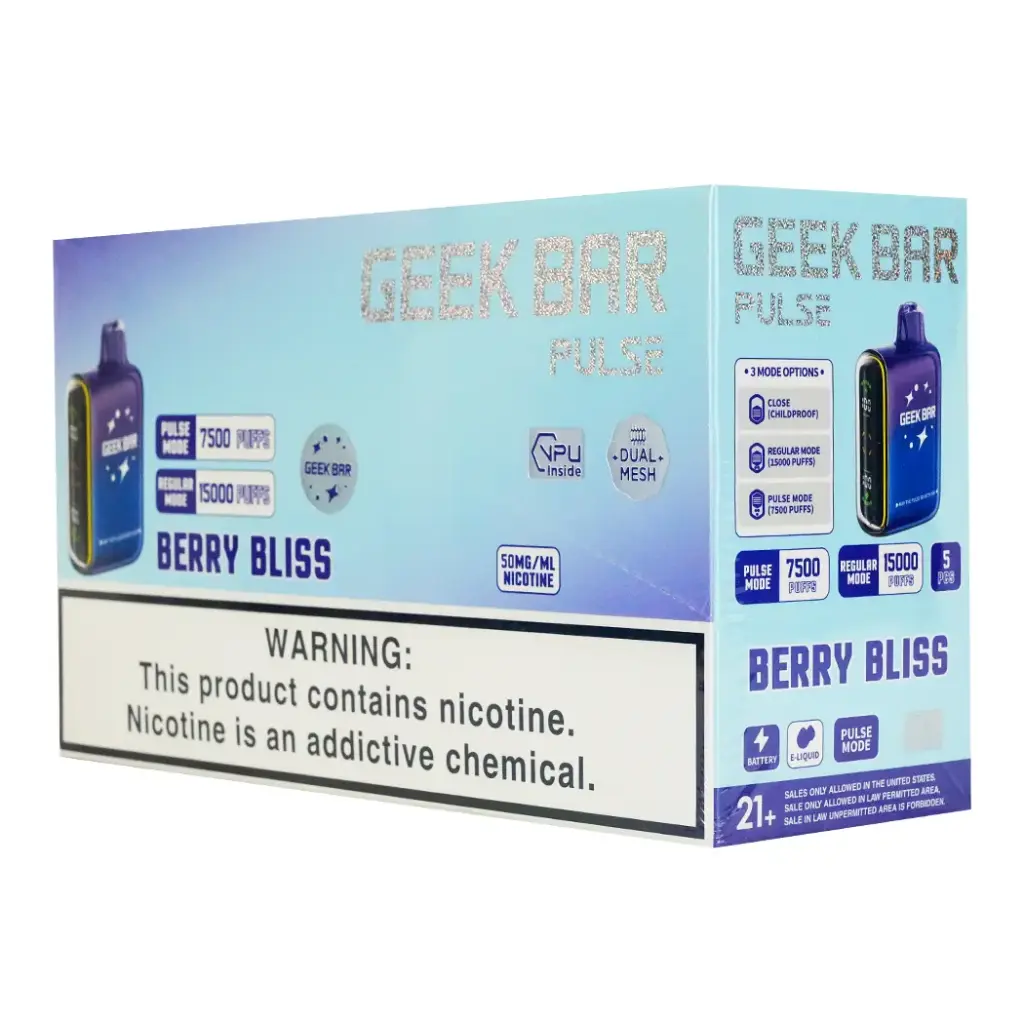 GEEK BAR PULSE 5% 1X5PK DISPOSABLE