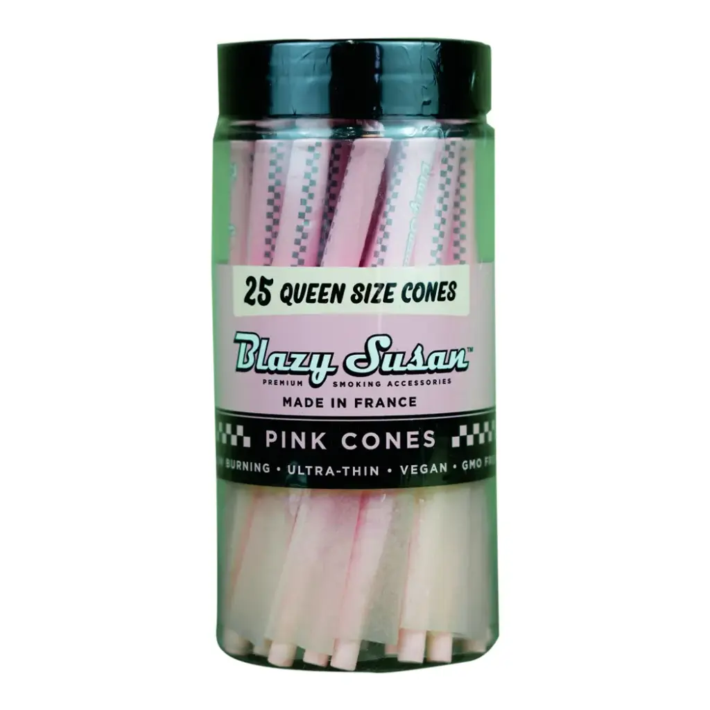 BLAZY CONE PINK QUEEN SIZE 25CT JAR