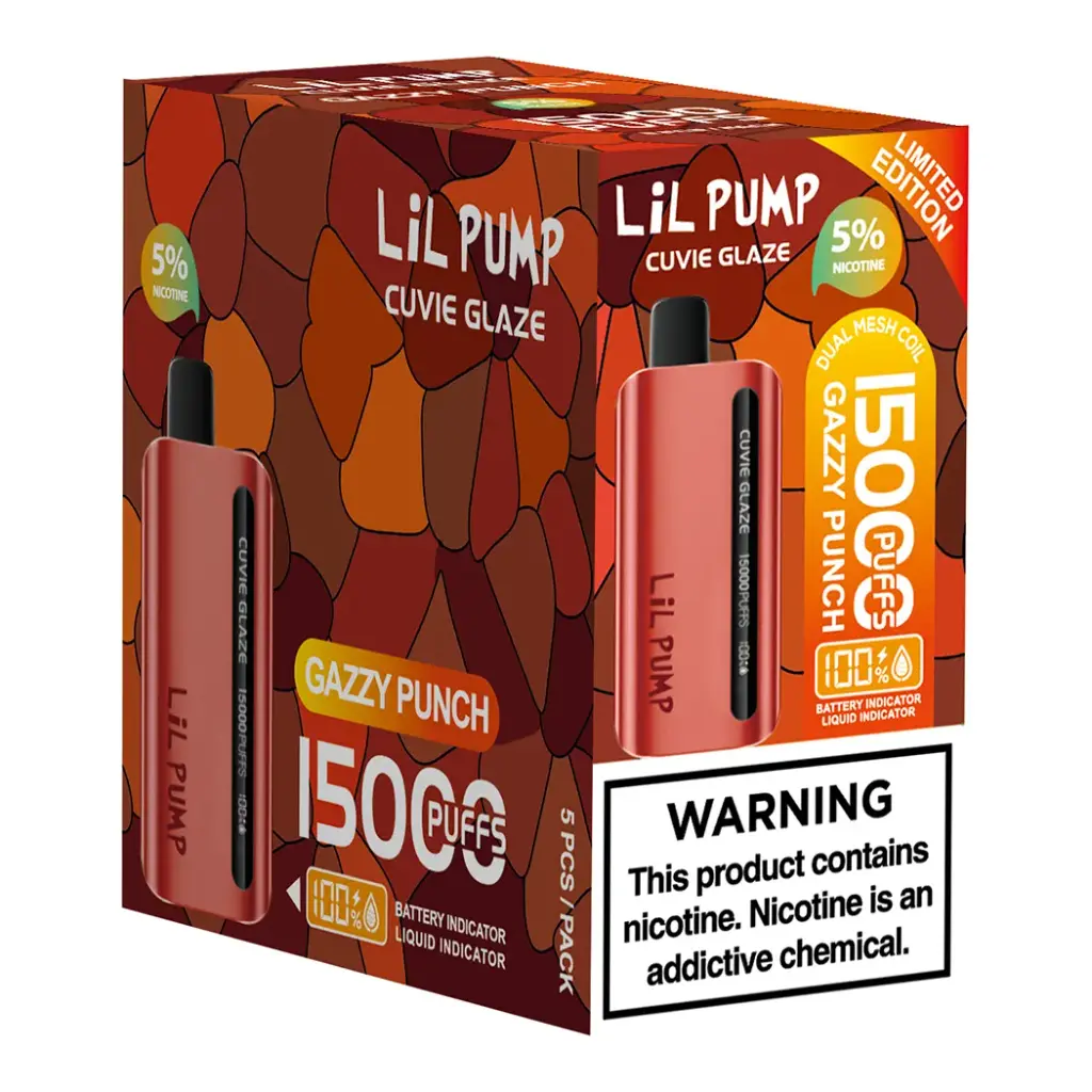 HQD LIL PUMP CUVIE GLAZE 5PK 5% (15000)