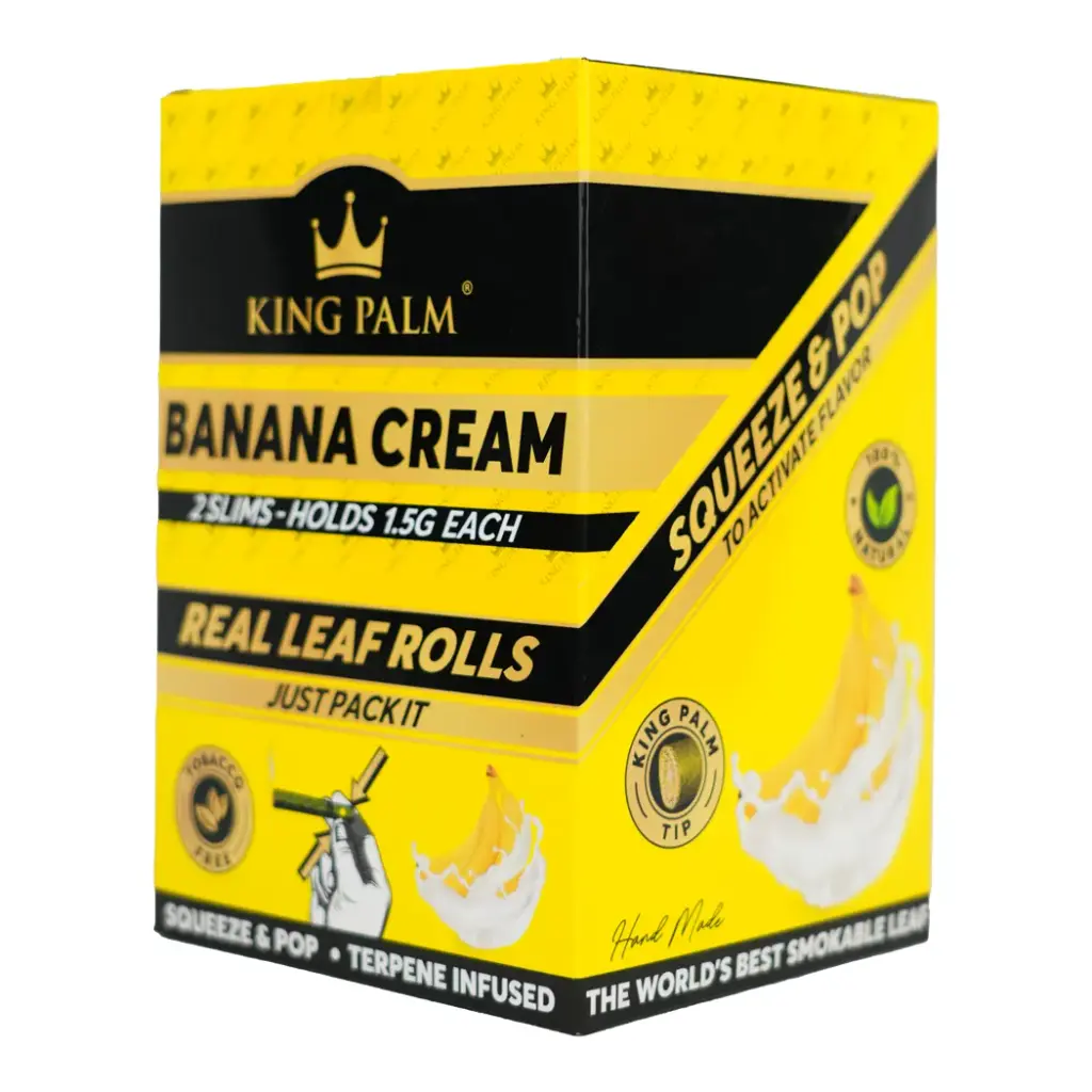 KING PALM 2 SLIMS - BANANA CREAM 20CT