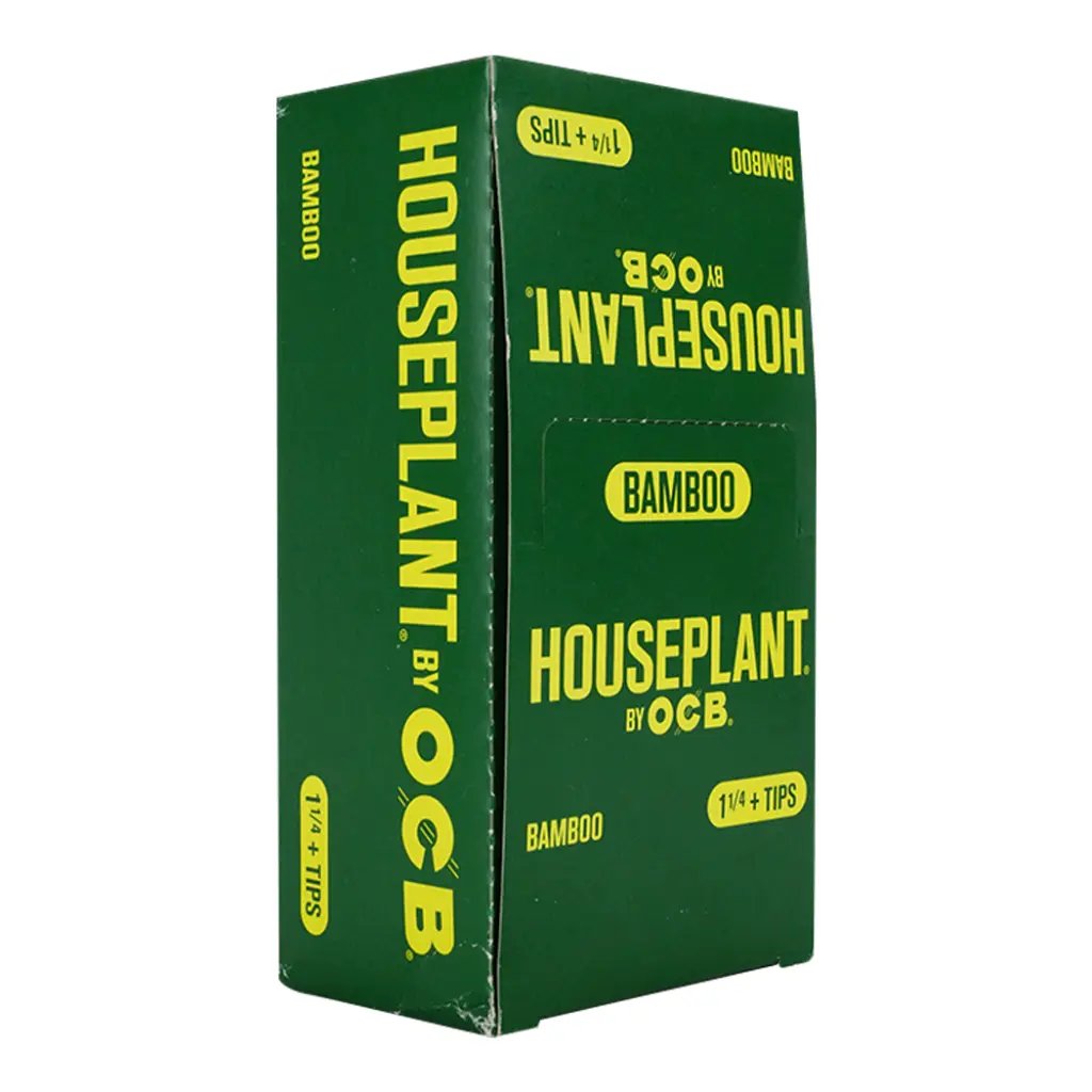 HOUSEPLANT BAMBOO GREEN 1 1/4 + TIPS 24 BOOKLETS