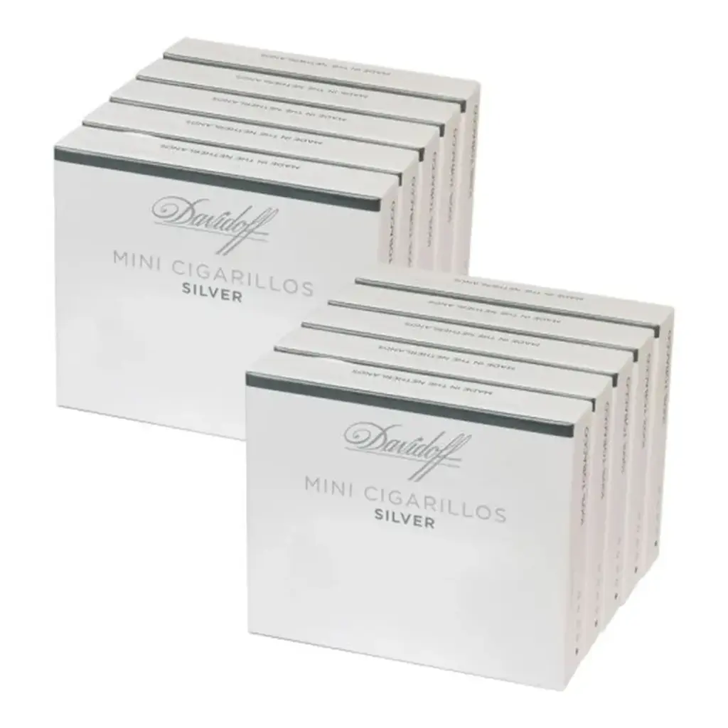 DAVIDOFF CIGARILLOS SILVER MINIUS20'S3.5X20(20)