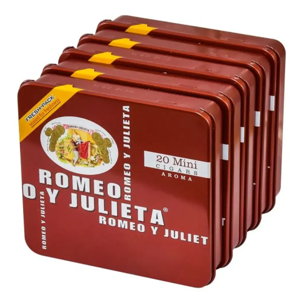 ROMEO Y JULIETAMINIS AROMA(RED)(20X27/8) (100)