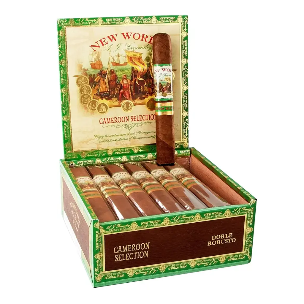 NEW WORLD CAMEROON DOUBLE ROBUSTO (5.5X54) BOX 20