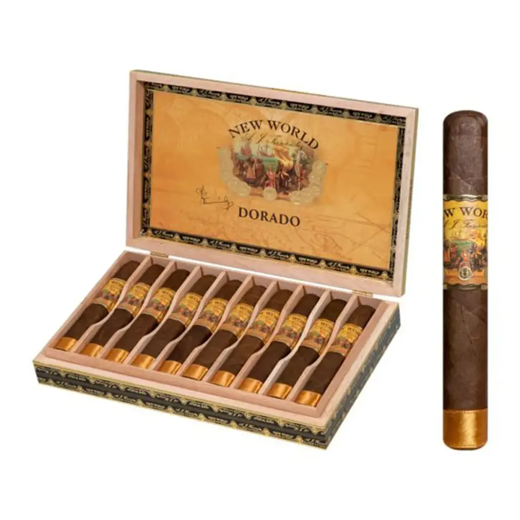 NEW WORLD DORADO - ROBUSTO (5.5 X 52) BOX 10