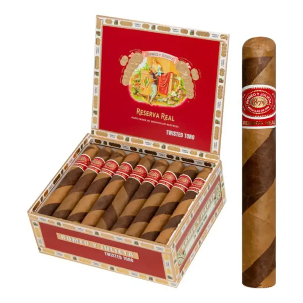 ROMEO Y JULIETA RESERVA REAL TWISTED TORO 6X54 (25)