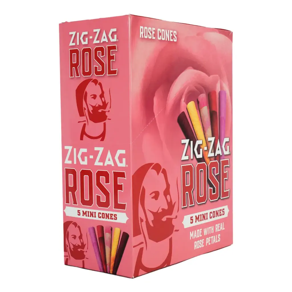 ZIG ZAG ROSE MINI CONE 5-8 PACK