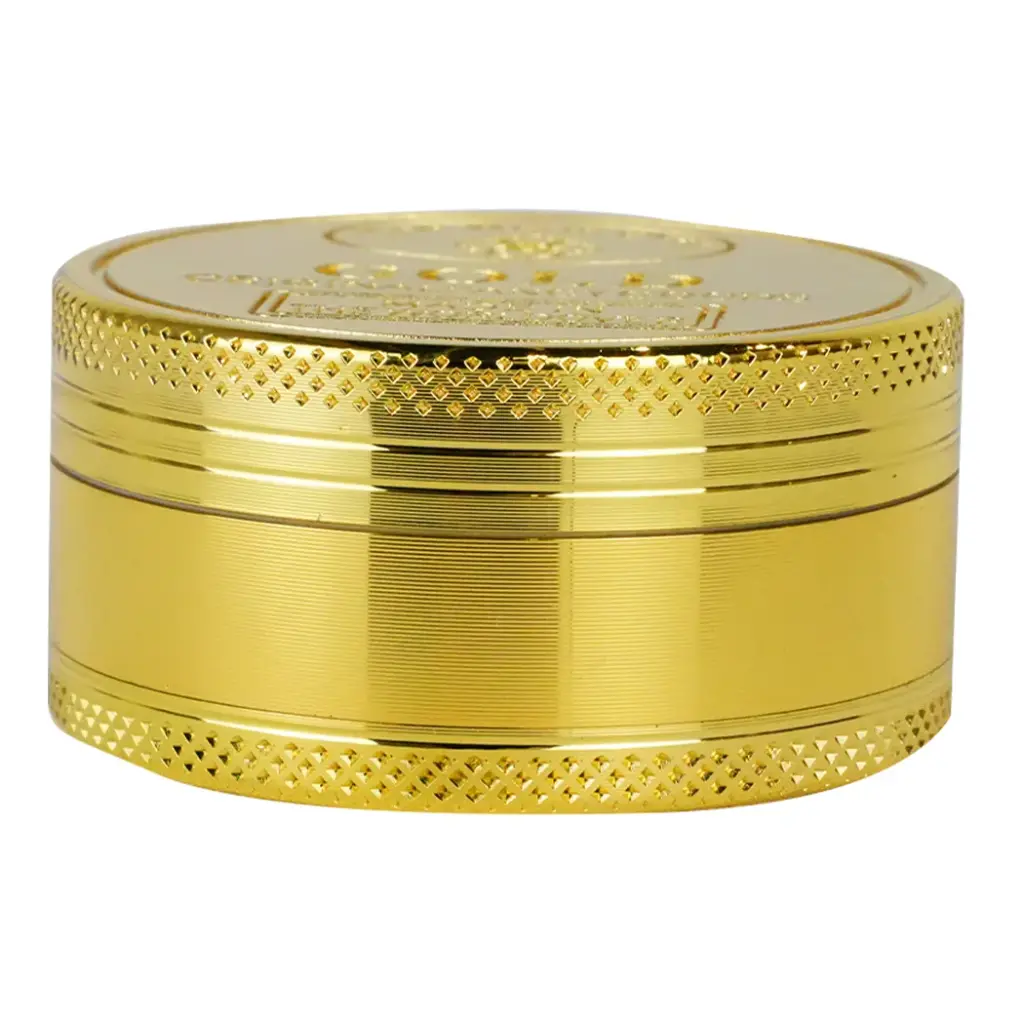 GRINDER (GR076) 50MM 3 PART WITH GOLD COINS