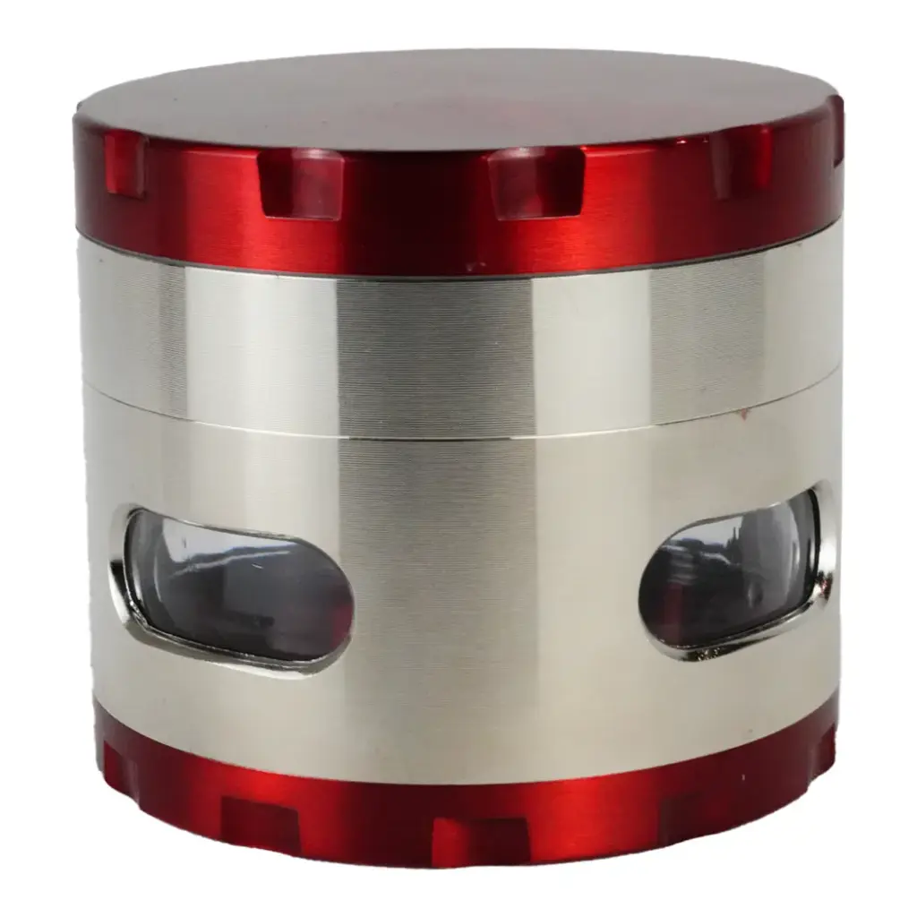 GRINDER (GR108-2) 61MM 4 PART ALLOY SMALL WINDOW WITH 2 TONE COLORS
