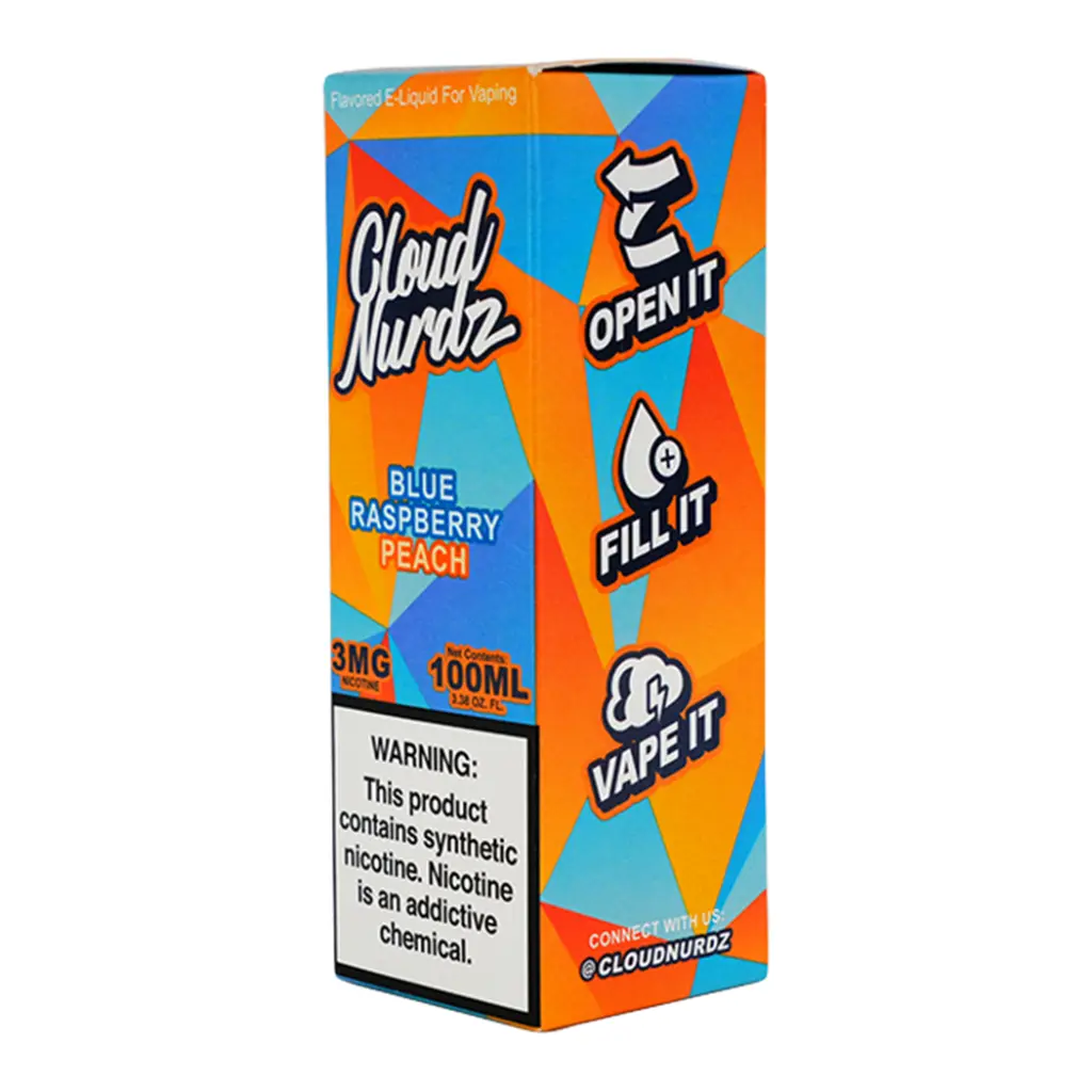 CLOUD NURDZ SYNTHETIC NICOTINE 100ML E-JUICE 3 MG