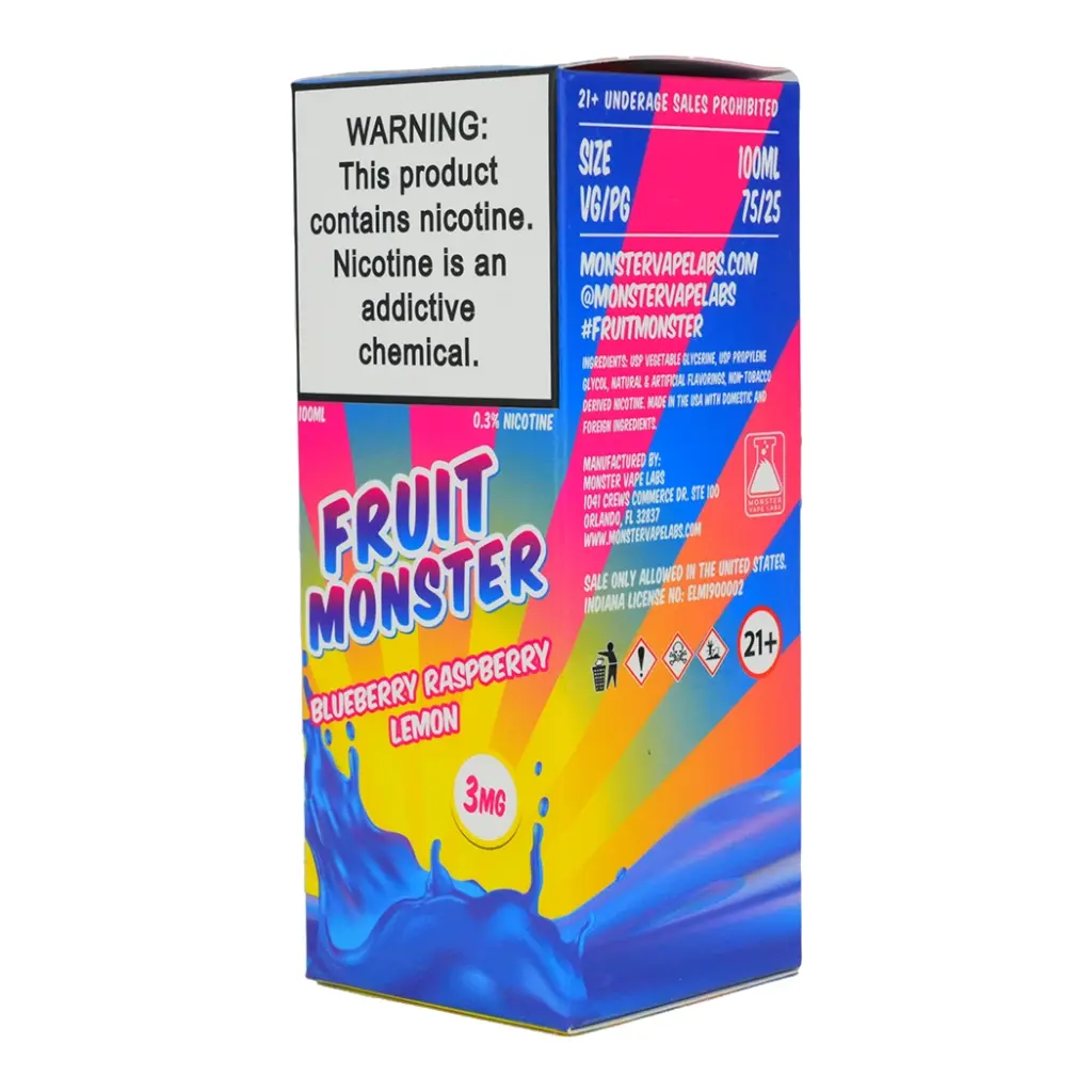 FRUIT MONSTER 100ML E-JUICE 3 MG