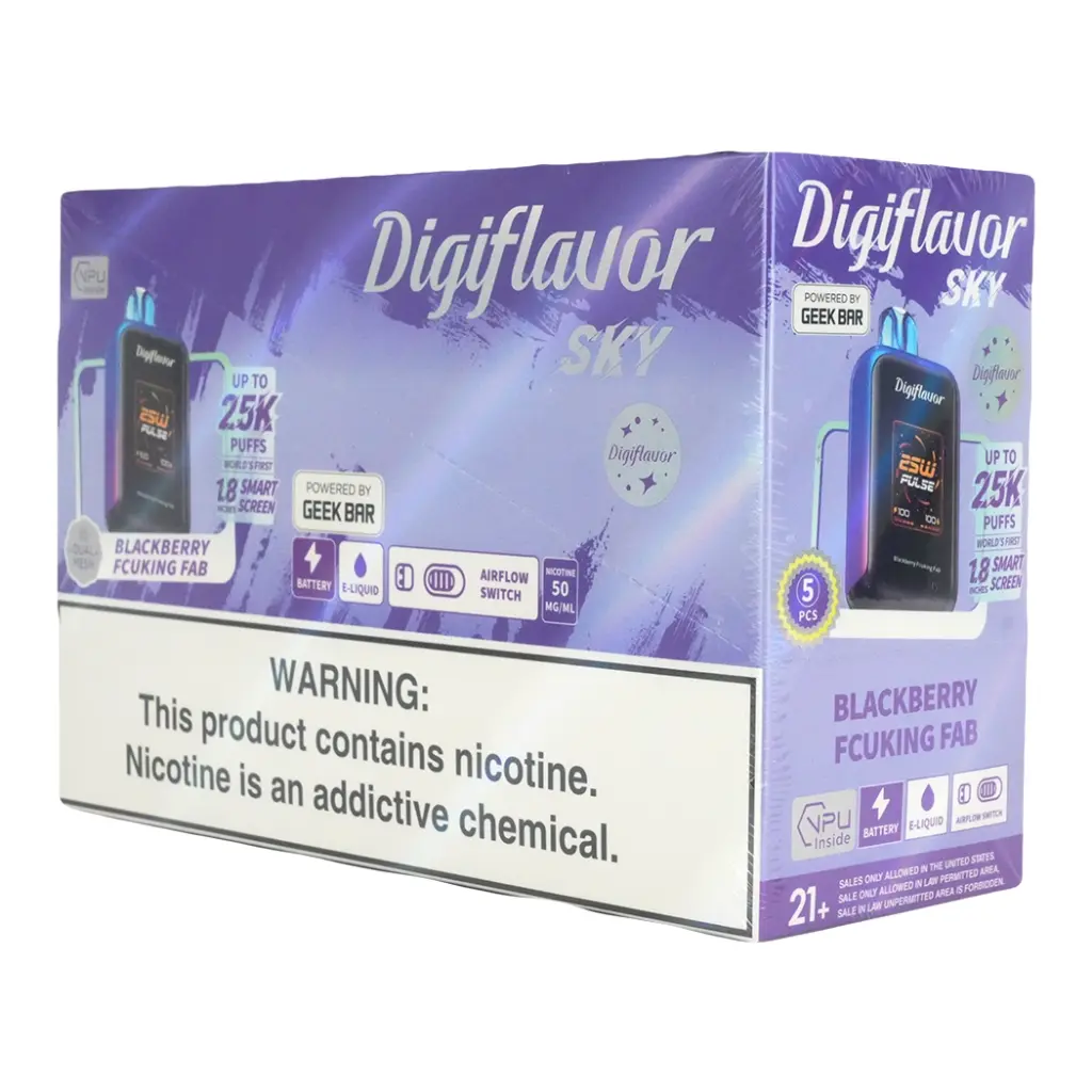 DIGI FLAVOR SKY 5% 1X5PK DISPOSABLE(25000)