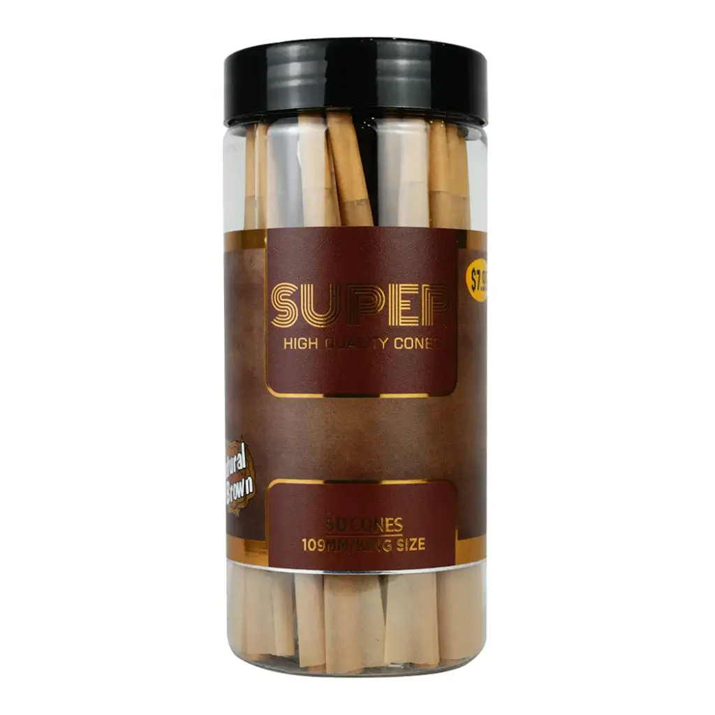 SUPER PREROLLED CONE 109 MM-50CT JAR