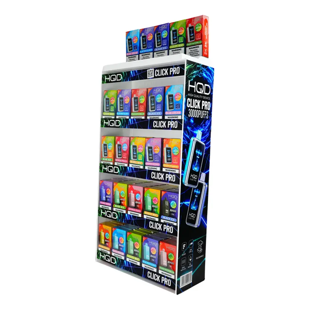 HQD CLICK PRO 30K PUFFS 35 KIT / 50 PODS DISPLAY