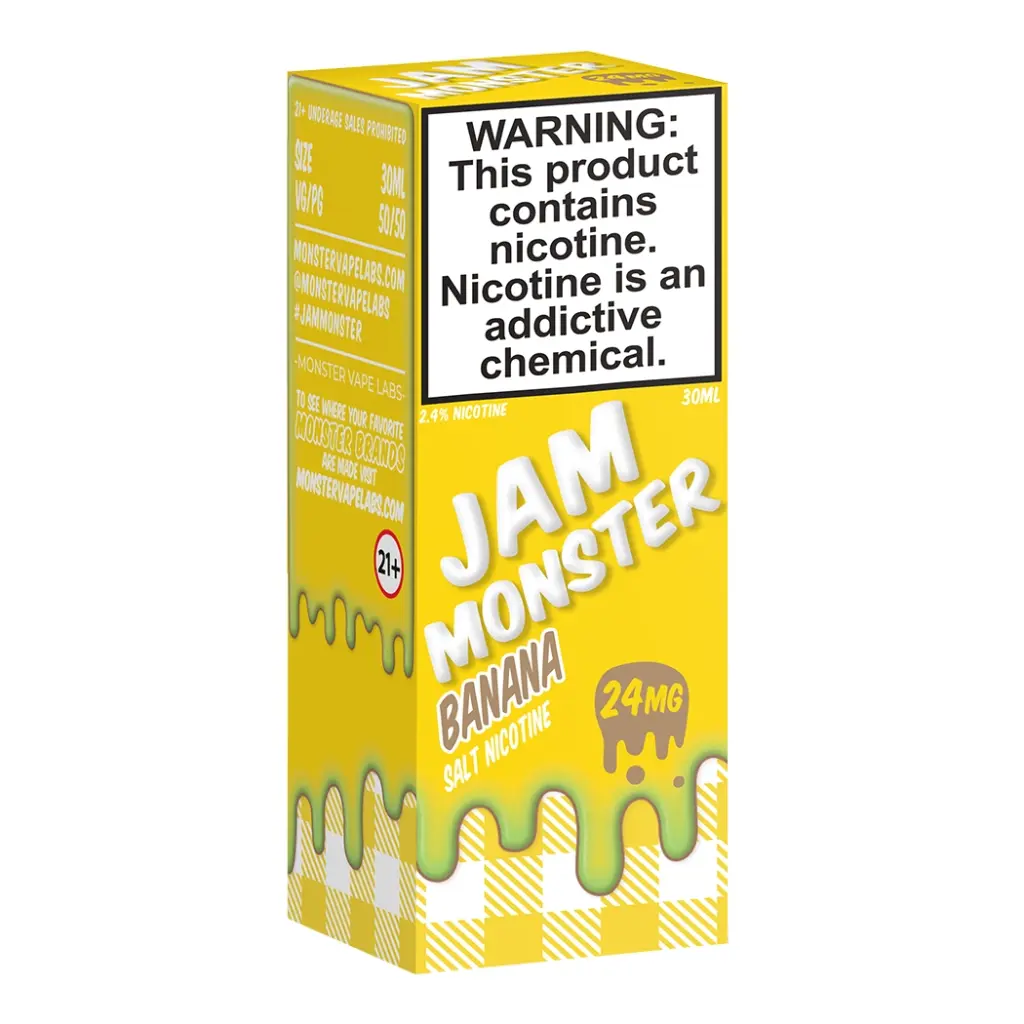 JAM MONSTER SALT 30ML E-JUICE STRENGTH : 24 MG