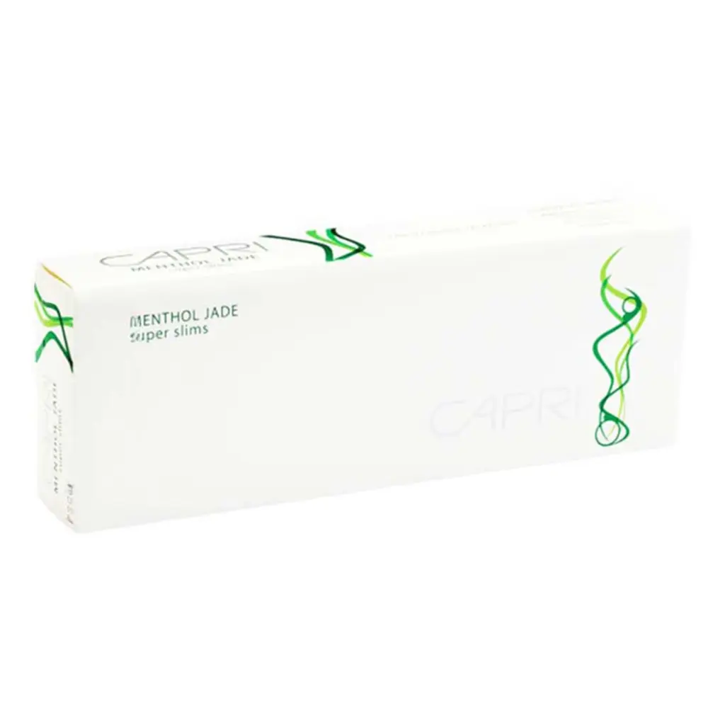 CAPRI 100'S MENTHOL JADE SUPER SLIM BOX