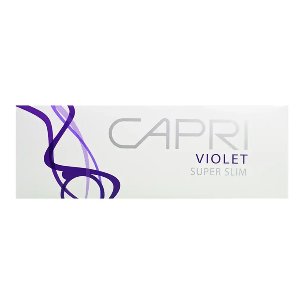 CAPRI 100'S VIOLET SUPER SLIM BOX