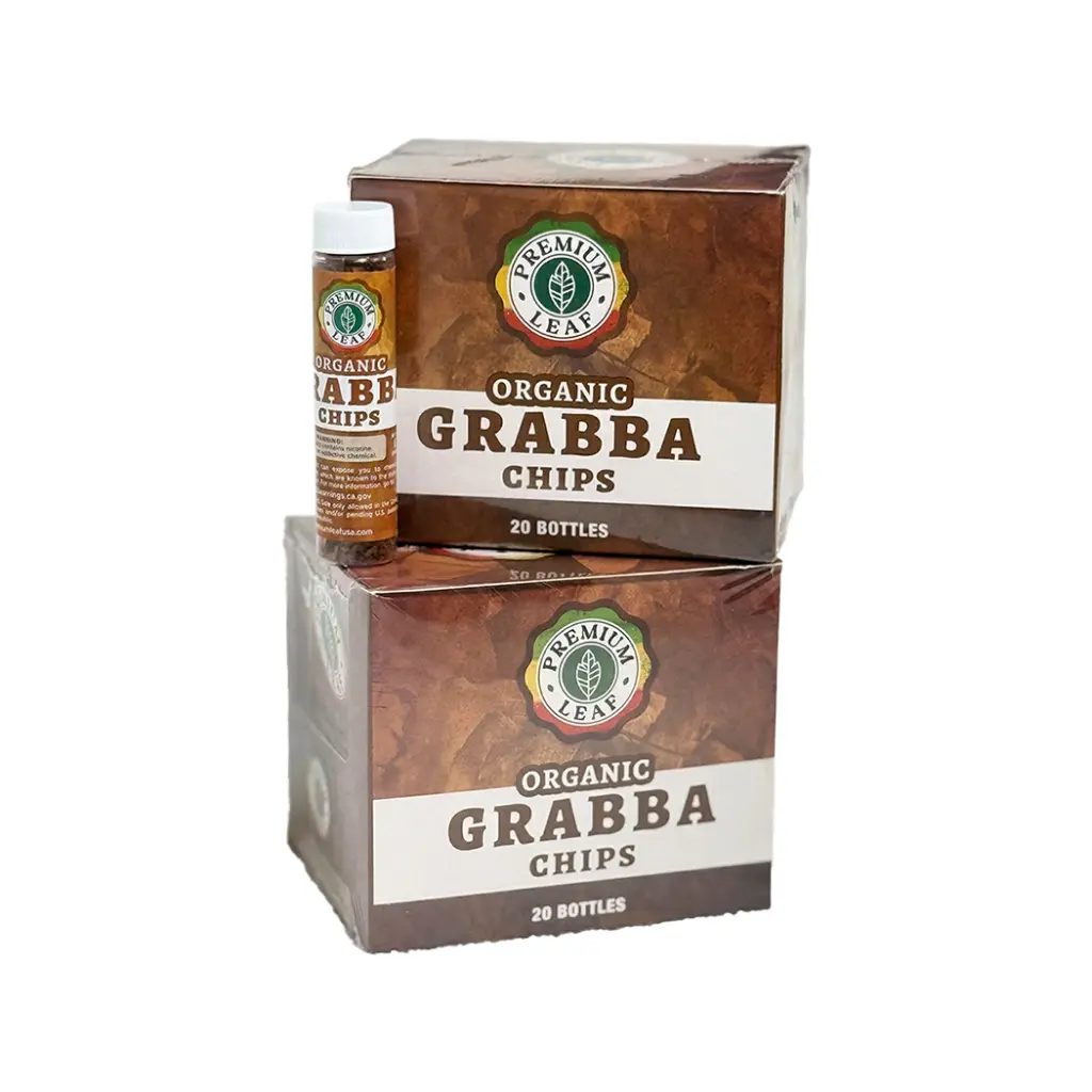 PREMIUM LEAF NATURAL GRABBA CHIPS 20CT 