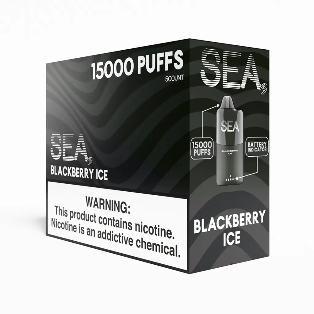 SEA XS DISPOSABLE VAPE 5PK 15K PUFFS 