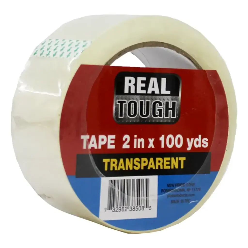 CARTON SEALING TAPE 2IN X 110 YDS CLEAR 6CT