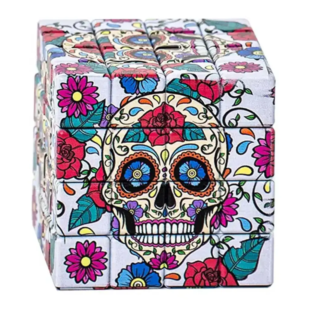 GRINDER RUBIK CUBE SKULL 4 PART