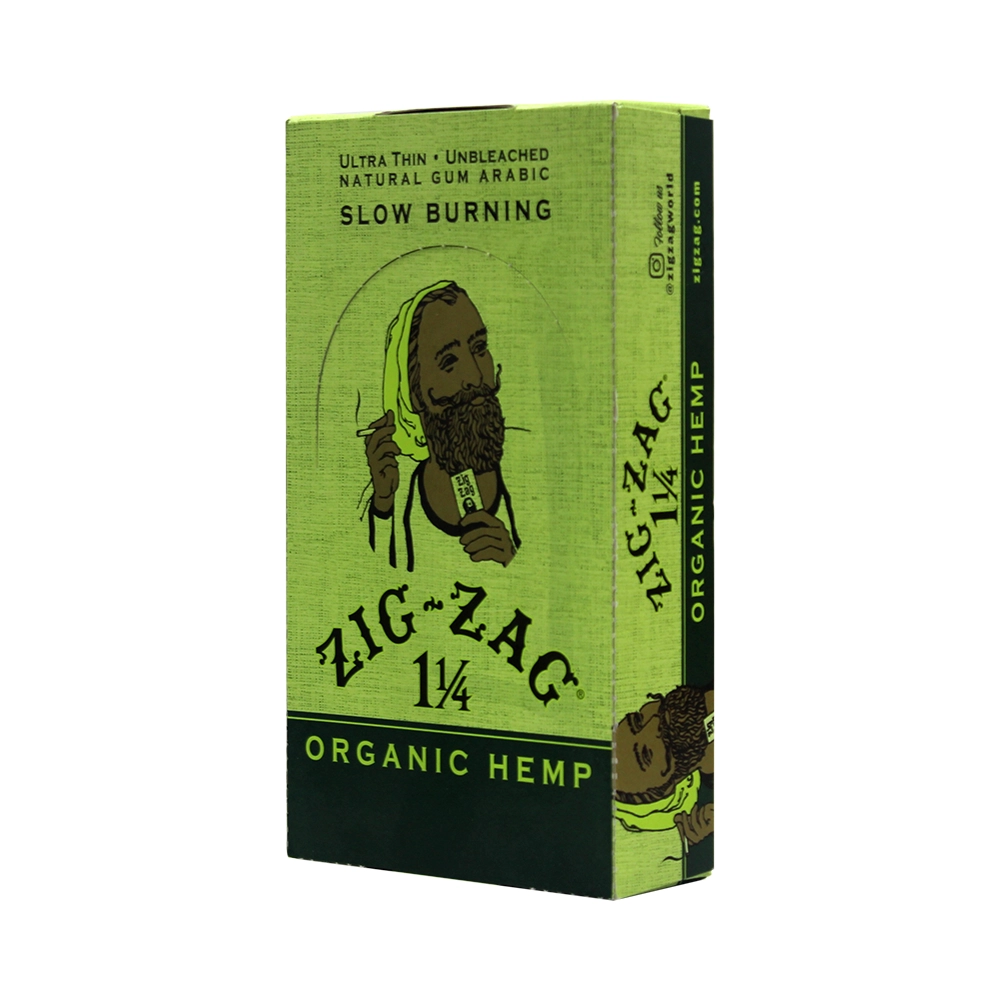 ZIG ZAG PAPER 1 1/4 ORGANIC HEMP 24 BOOKLETS