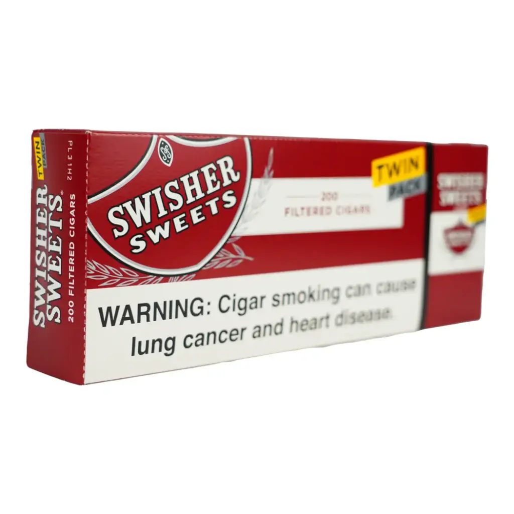 SWISHER SWEET REGULAR TWIN PACK LITTLE CIGAR 100S-200CT