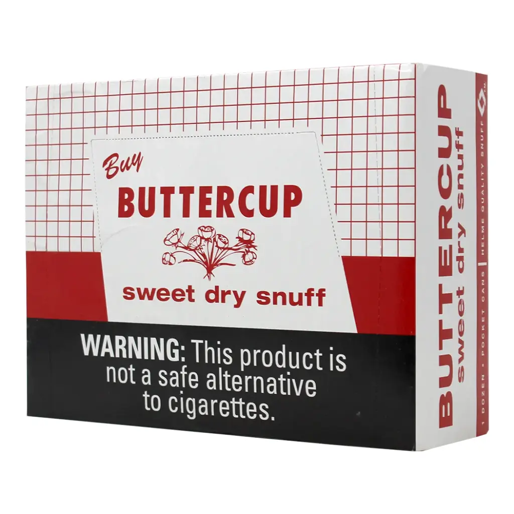 BUTTER CUP SWEET DRY SNUFF 1 DOZEN CANS