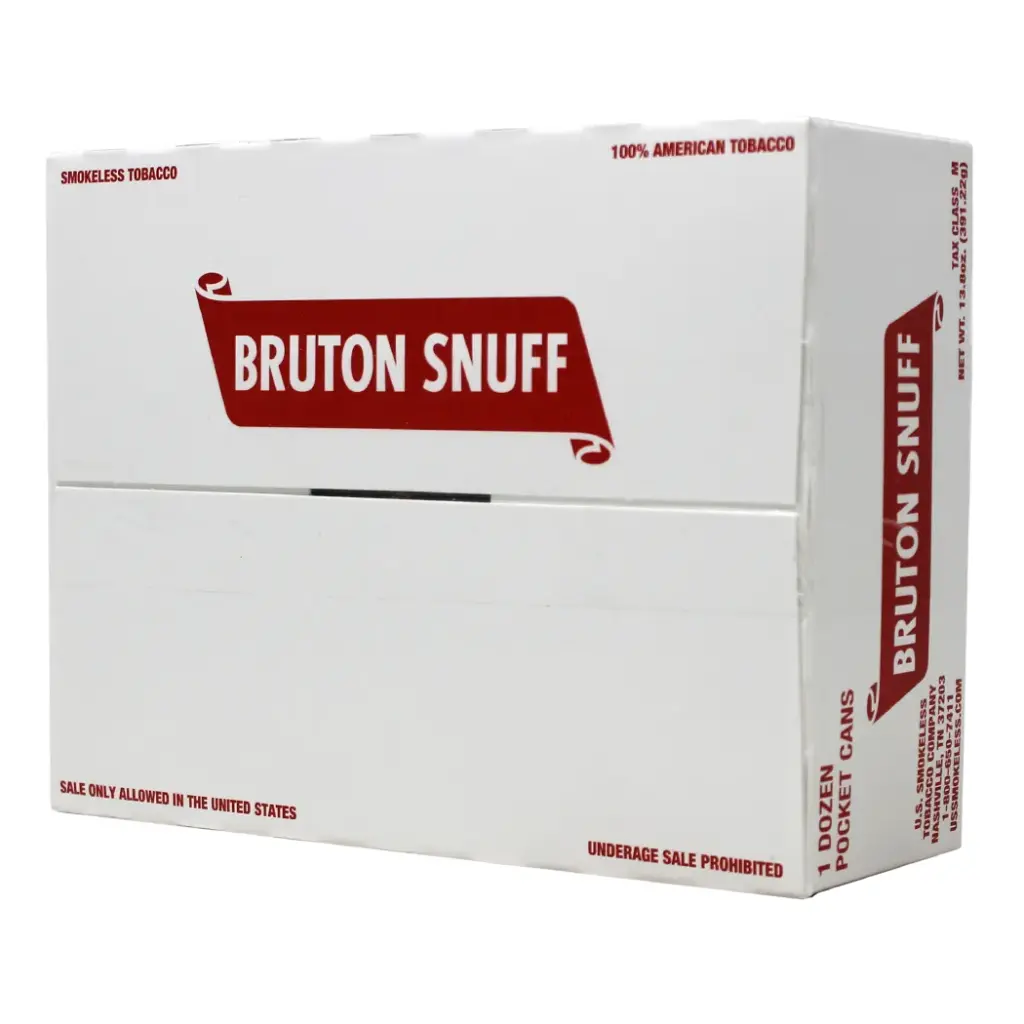 BRUTON SNUFF 1 DOZEN CANS