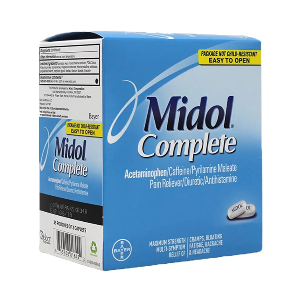 MIDOL CAPLET DISPENSER 25 X 2'S