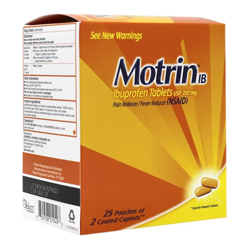 MOTRIN DISPENSER 25 X 2'S