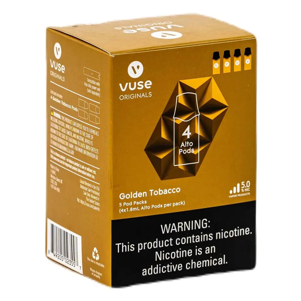 VUSE ALTO 4-5CT 5% GOLDEN TOBACCO