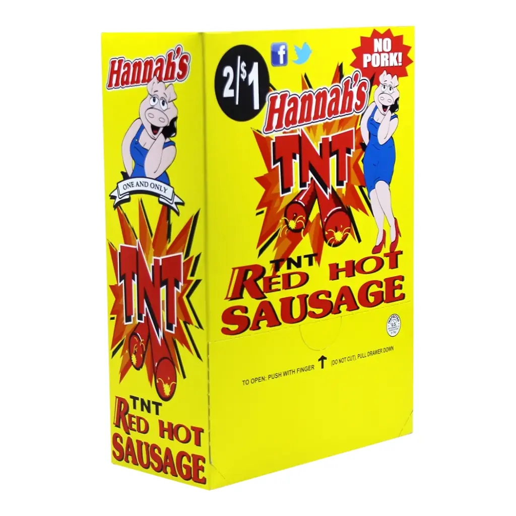 HANNAH'S NO PORK 50-0.7OZ TNT SAUSAGE