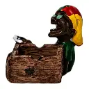 JAMAICAN LT134 POLY RESIN ASHTRAY 1CT