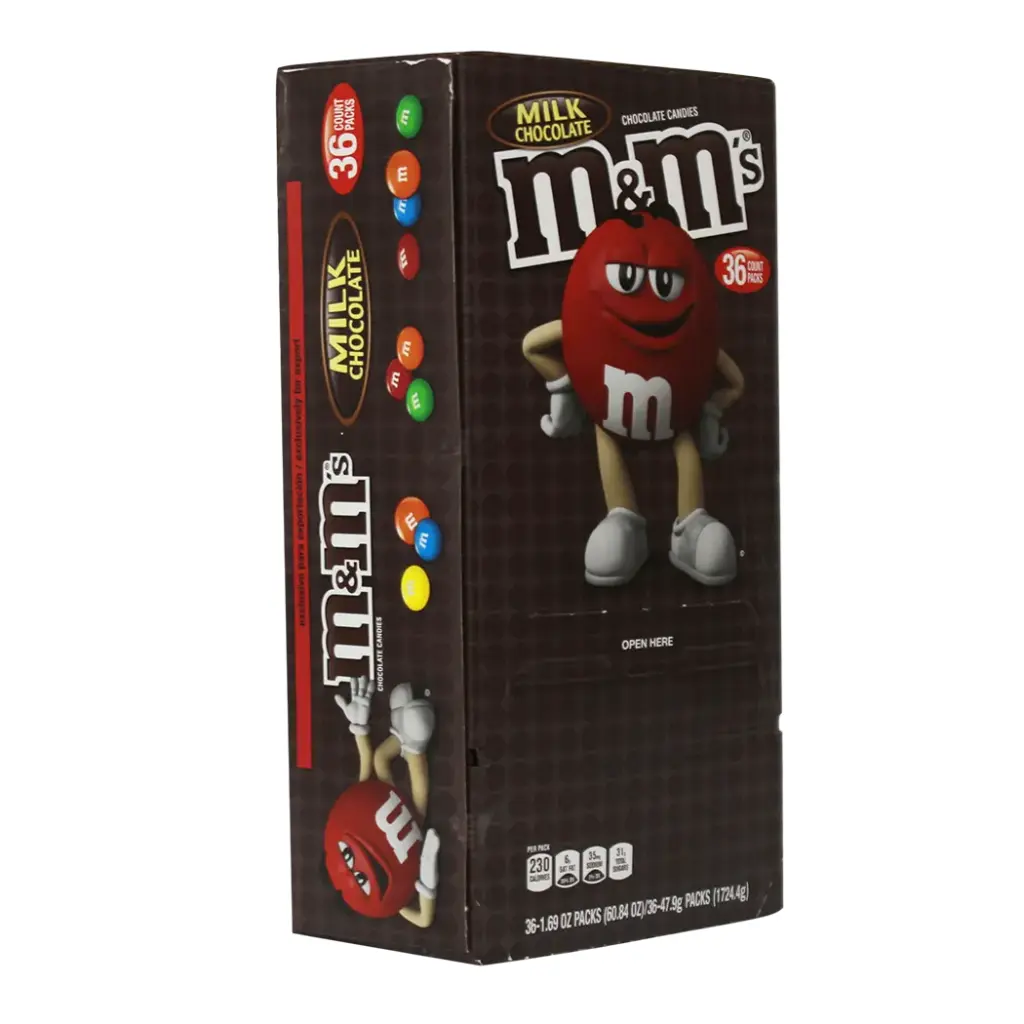 M&M 36-1.69 OZ MILK CHOCOLATE