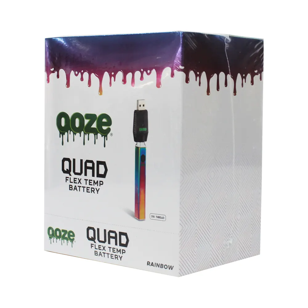 OOZE QUAD BATTERY 12CT RAINBOW