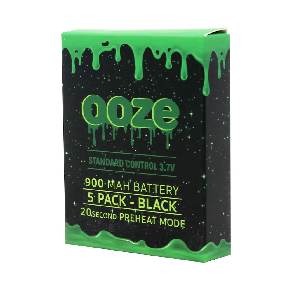 OOZE STANDARD CONTROL BLACK 900 MAH BATTERY 5PK