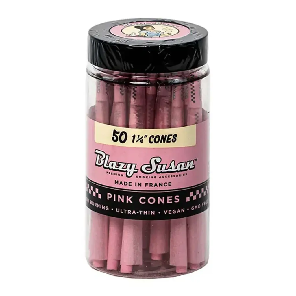 BLAZY CONE PINK 1 1/4 50CT JAR