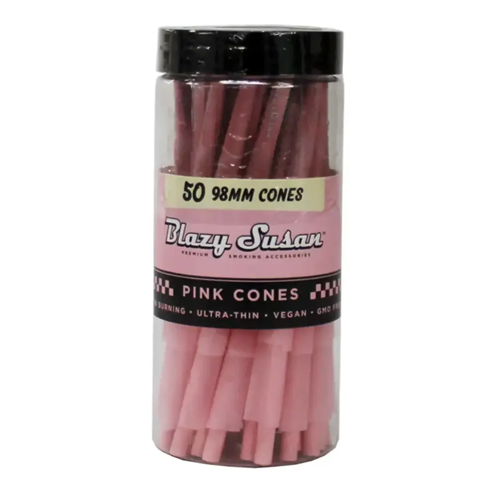 BLAZY CONE PINK 98MM 50CT JAR