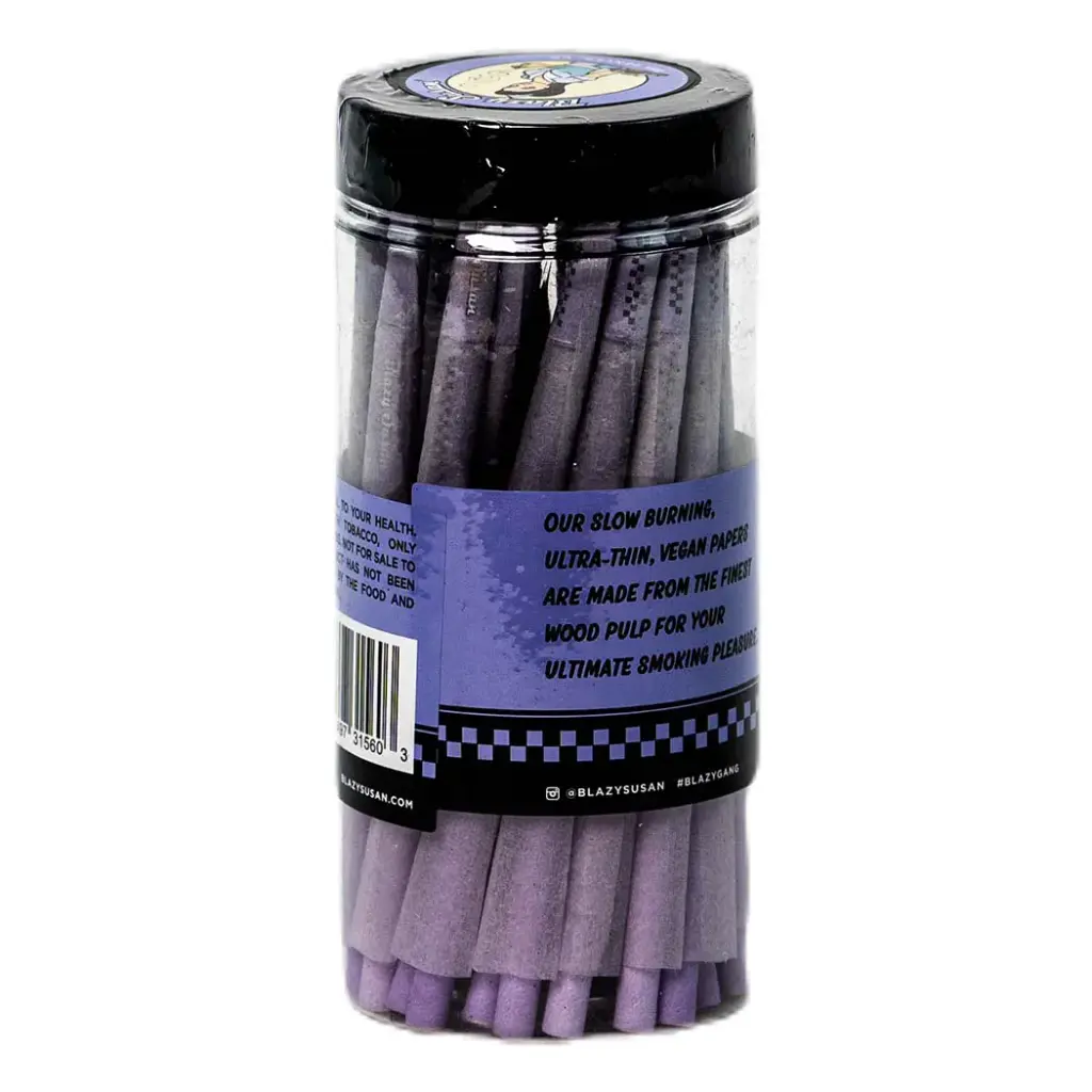 BLAZY CONE PURPLE 98MM 50CT JAR